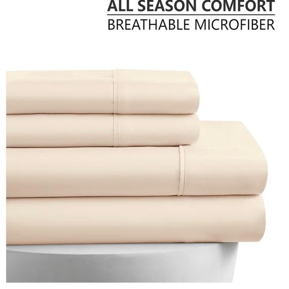 American Home Cream Bedding Set - Picture 3 of 4